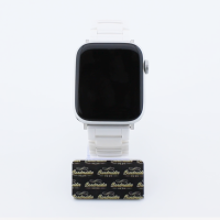 Bandmeister® Armband Keramik 3-Segment pure white für Apple Watch 42/44/45mm