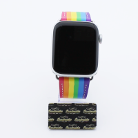 Bandmeister® Armband Echtleder rainbow für Apple...