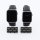 Bandmeister® Armband Echtleder black für Apple Watch 38/40/41mm