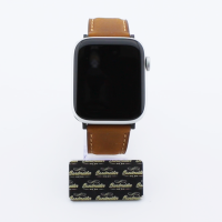 Bandmeister® Armband Echtleder brown für Apple...