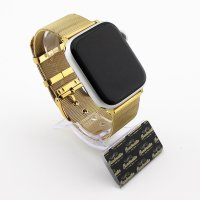 Bandmeister® Armband Milanaise Dornschließe gold für Apple Watch 38/40/41mm