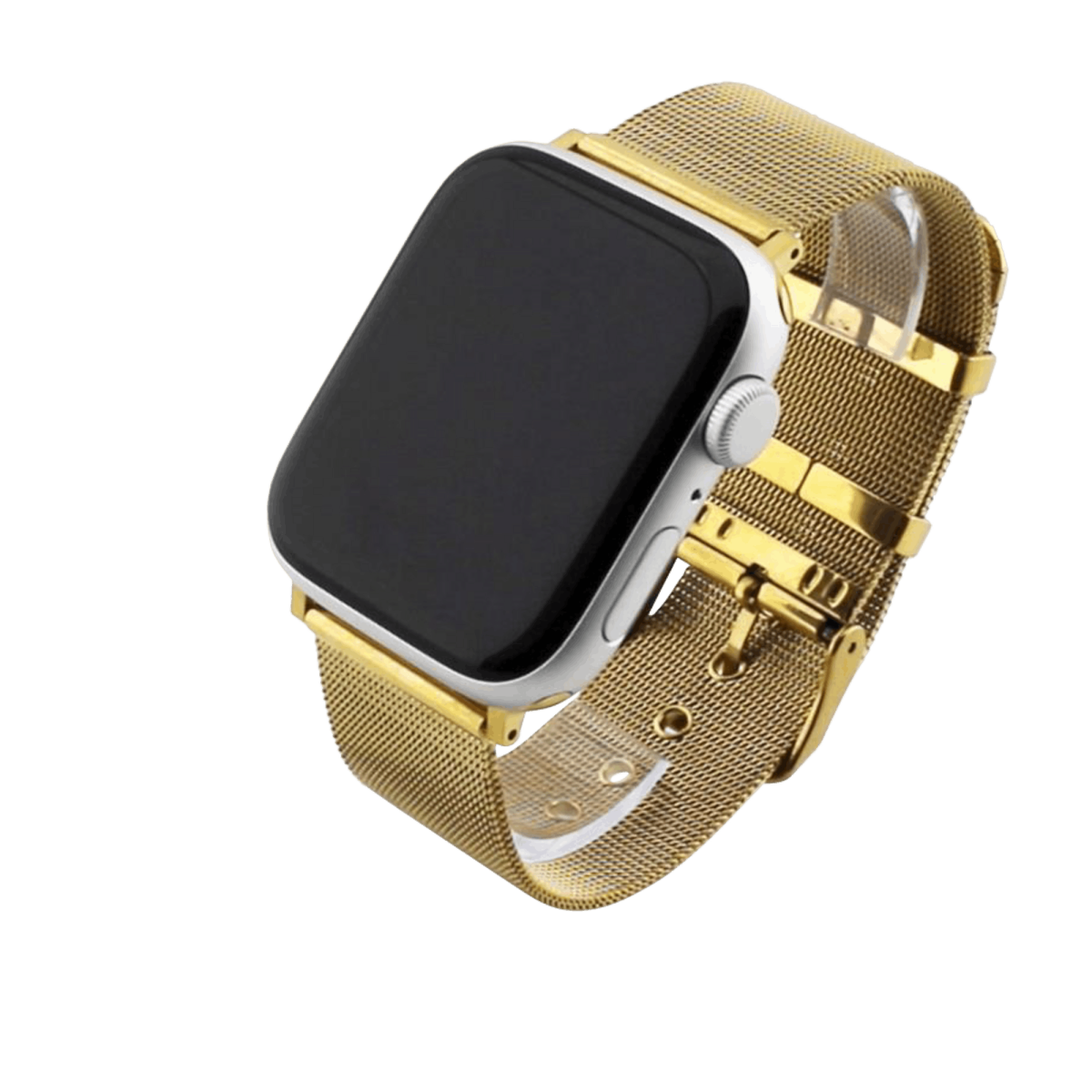 Bandmeister Armband Milanaise DornschlieBe gold fur Apple Watch Ba 33 95