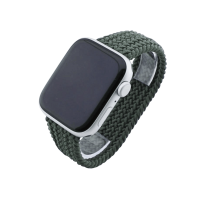 Bandmeister® Armband Nylongewebe One Loop inverness green für Apple Watch 42/44/45mm L