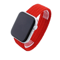 Bandmeister® Armband Nylongewebe One Loop red für Apple Watch 38/40/41mm L