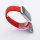 Bandmeister® Armband Nylongewebe One Loop red für Apple Watch 42/44/45mm M