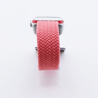 Bandmeister® Armband Nylongewebe One Loop pink punch für Apple Watch 38/40/41mm M