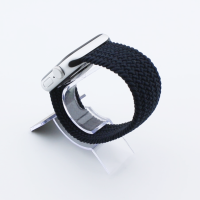 Bandmeister® Armband Nylongewebe One Loop charcoal für Apple Watch 42/44/45mm L