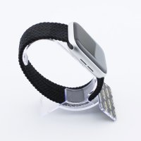 Bandmeister® Armband Nylongewebe One Loop black für Apple Watch 42/44/45mm S