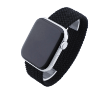 Bandmeister® Armband Nylongewebe One Loop black für Apple Watch 42/44/45mm L