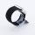 Bandmeister® Armband Nylongewebe One Loop black für Apple Watch 42/44/45mm L