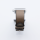 Bandmeister® Armband Leder/Gummi-Hybrid champagne für Apple Watch 42/44/45mm