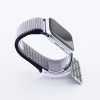 Bandmeister® Armband Flausch Klettverschluss für Apple Watch midnight blue 38/40/41mm