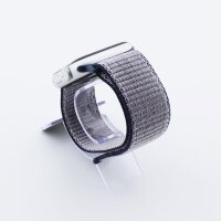 Bandmeister® Armband Flausch Klettverschluss für Apple Watch midnight blue 42/44/45/49mm