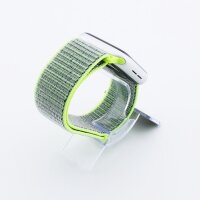 Bandmeister® Armband Flausch Klettverschluss für Apple Watch bright yellow 38/40/41mm