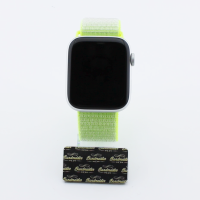 Bandmeister® Armband Flausch Klettverschluss für Apple Watch light yellow 38/40/41mm