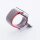 Bandmeister® Armband Flausch Klettverschluss für Apple Watch bright pink 42/44/45/49mm