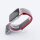 Bandmeister® Armband Flausch Klettverschluss für Apple Watch bright pink 42/44/45/49mm