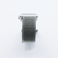 Bandmeister® Armband Flausch Klettverschluss für Apple Watch spruce fog 38/40/41mm