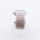 Bandmeister® Armband Flausch Klettverschluss für Apple Watch light pink 42/44/45/49mm