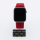 Bandmeister® Armband Flausch Klettverschluss für Apple Watch red 42/44/45/49mm