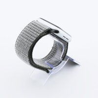 Bandmeister® Armband Flausch Klettverschluss für Apple Watch dark olive 38/40/41mm