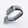 Bandmeister® Armband Flausch Klettverschluss für Apple Watch dark olive 42/44/45/49mm