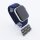 Bandmeister® Armband Flausch Klettverschluss für Apple Watch deep fog gray 38/40/41mm
