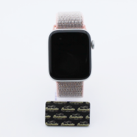 Bandmeister® Armband Flausch Klettverschluss für Apple Watch sand color 38/40/41mm