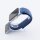 Bandmeister® Armband Flausch Klettverschluss für Apple Watch cape blue 42/44/45/49mm
