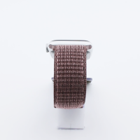 Bandmeister® Armband Flausch Klettverschluss für Apple Watch smoke purple 42/44/45/49mm