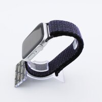Bandmeister® Armband Flausch Klettverschluss für Apple Watch grape purple 38/40/41mm