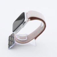 Bandmeister® Armband Flausch Klettverschluss für Apple Watch rose powder 38/40/41mm