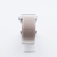 Bandmeister® Armband Flausch Klettverschluss für Apple Watch rose powder 42/44/45/49mm