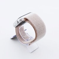 Bandmeister® Armband Flausch Klettverschluss für Apple Watch rose powder 42/44/45/49mm
