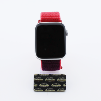 Bandmeister® Armband Flausch Klettverschluss für Apple Watch new red 38/40/41mm