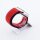 Bandmeister® Armband Flausch Klettverschluss für Apple Watch new red purple 38/40/41mm
