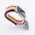 Bandmeister® Armband Flausch Klettverschluss für Apple Watch new rainbow 38/40/41mm