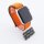 Bandmeister® Armband Flausch Klettverschluss für Apple Watch kumquat 42/44/45/49mm