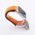Bandmeister® Armband Flausch Klettverschluss für Apple Watch kumquat 42/44/45/49mm
