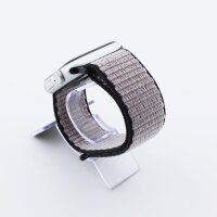 Bandmeister® Armband Flausch Klettverschluss für Apple Watch dune color 38/40/41mm