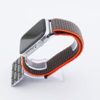 Bandmeister® Armband Flausch Klettverschluss für Apple Watch vitamin c 38/40/41mm