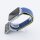 Bandmeister® Armband Flausch Klettverschluss für Apple Watch ocean blue 38/40/41mm