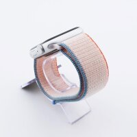 Bandmeister® Armband Flausch Klettverschluss für Apple Watch milky white 38/40/41mm