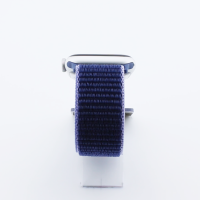 Bandmeister® Armband Flausch Klettverschluss für Apple Watch new midnight blue 38/40/41mm
