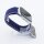 Bandmeister® Armband Flausch Klettverschluss für Apple Watch new midnight blue 38/40/41mm