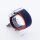 Bandmeister® Armband Flausch Klettverschluss für Apple Watch dark navy blue 38/40/41mm