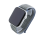 Bandmeister® Armband Flausch Klettverschluss für Apple Watch obsidian gray 42/44/45/49mm