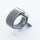 Bandmeister® Armband Flausch Klettverschluss für Apple Watch obsidian gray 42/44/45/49mm