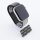 Bandmeister® Armband Flausch Klettverschluss für Apple Watch anchor gray 38/40/41mm