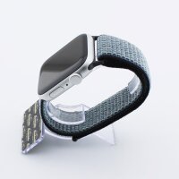 Bandmeister® Armband Flausch Klettverschluss für Apple Watch lime blast 38/40/41mm